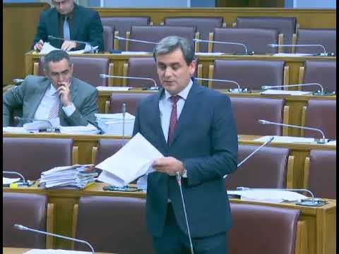 Poslanik BS Ervin Ibrahimović govorio na temu prijedloga zakona o završnom računu budžeta za 2018. godinu
