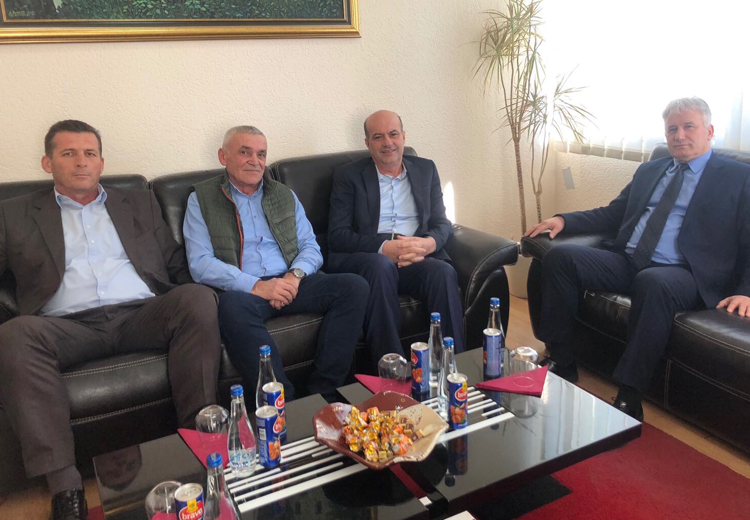 Potpredsjednik Vlade Rafet Husović u posjeti predsjedniku Opštine Rožaje
